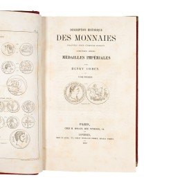 Description historique des monnaies frappées sous l'Empire romain communément appelées médailles impériales.