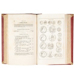 Description historique des monnaies frappées sous l'Empire romain communément appelées médailles impériales.
