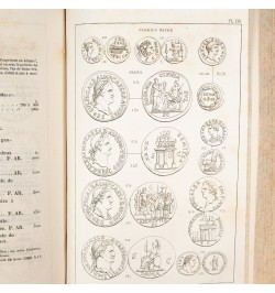 Description historique des monnaies frappées sous l'Empire romain communément appelées médailles impériales.