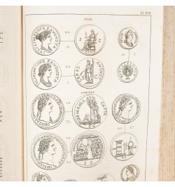 Description historique des monnaies frappées sous l'Empire romain communément appelées médailles impériales.