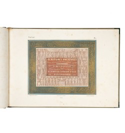 Spécimen des écritures modernes comprenant les romaines fleuronnées, gothiques nouvelles, fractures.