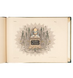 Spécimen des écritures modernes comprenant les romaines fleuronnées, gothiques nouvelles, fractures.