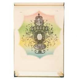 Spécimen des écritures modernes comprenant les romaines fleuronnées, gothiques nouvelles, fractures.