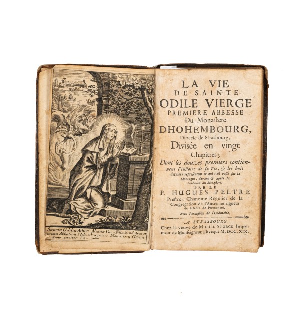 La vie de Sainte Odile vierge première abbesse du monastère d'Hohembourg.