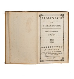 Ensemble des onze almanachs de J. J. Oberlin.