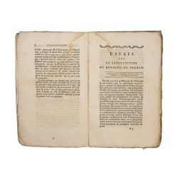 Essais sur la constitution du royaume de France.