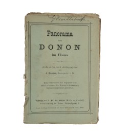 Panorama von Donon im Elsass.