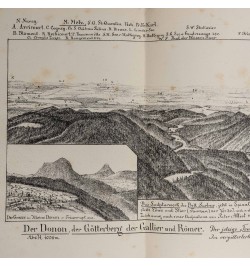 Panorama von Donon im Elsass.