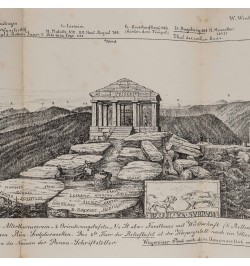 Panorama von Donon im Elsass.