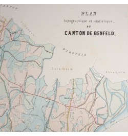 Statistique agricole du canton de Benfeld département du Bas-Rhin.