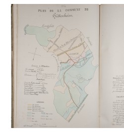 Statistique agricole du canton de Benfeld département du Bas-Rhin.