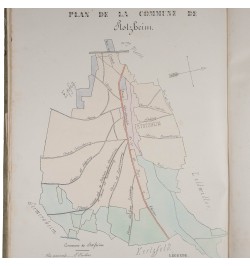 Statistique agricole du canton de Benfeld département du Bas-Rhin.