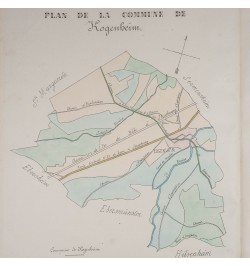 Statistique agricole du canton de Benfeld département du Bas-Rhin.