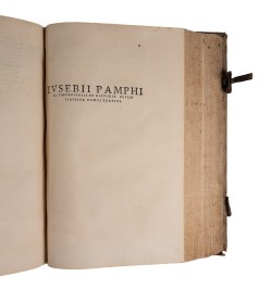Habes Candidiss. Lector Eusebii Pamphili Caesariensis,