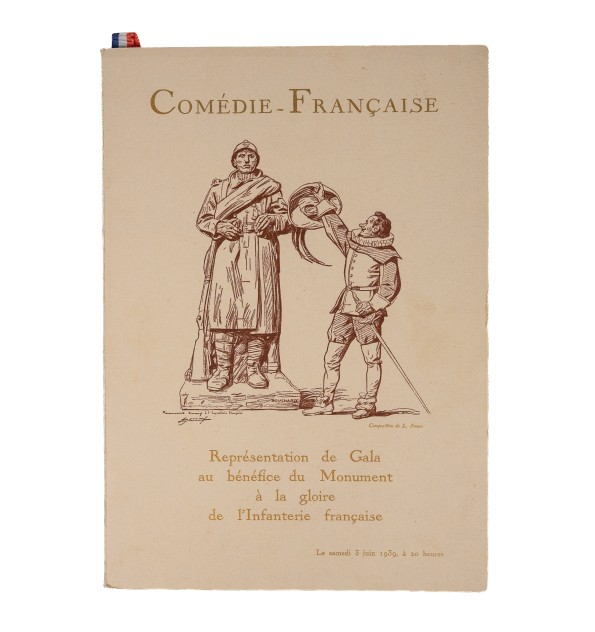 Comédie Française. Représentation de Gala au bénéfice du monument à la gloire de l'infanterie française.