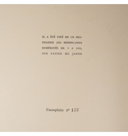 Comédie Française. Représentation de Gala au bénéfice du monument à la gloire de l'infanterie française.