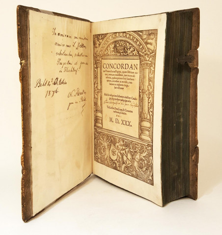 Concordantiae maiores sacrae paginae, quam Bibliam vocant, omnium novissimae. 