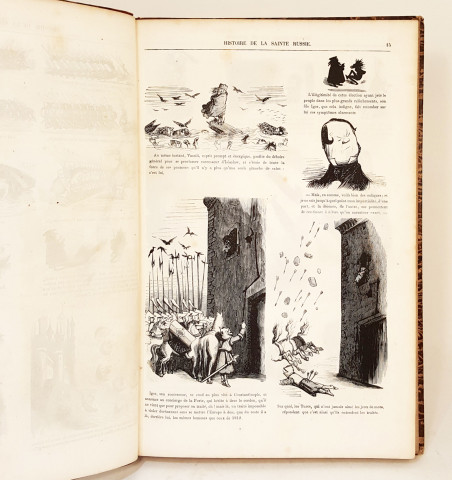 Histoire pittoresque, dramatique et caricaturale de la Sainte-Russie. 