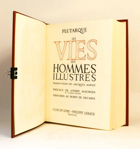 Les vies des hommes illustres.