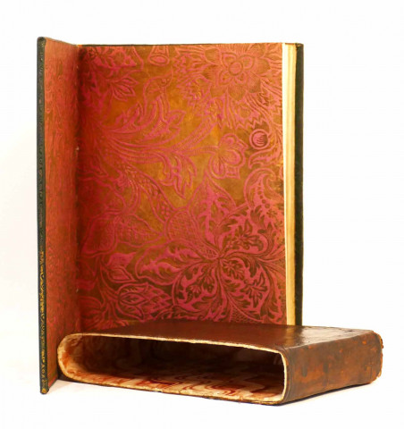 Livre de prières manuscrit du XVIIIe siècle.