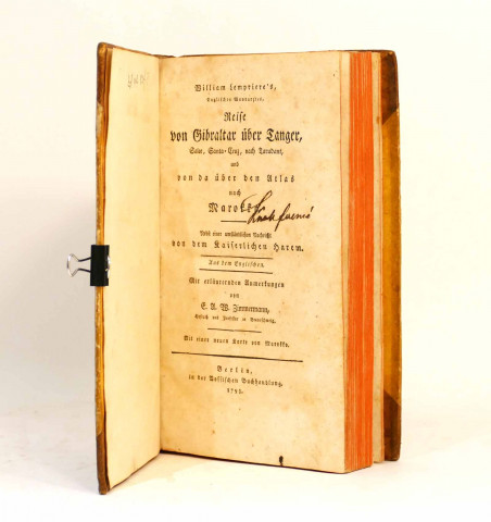 William Lempriere's, Englischen Mundarztes, Reise von Gibraltar über Tanger, Salee, Santa-Cruz,... 