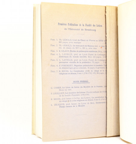 La constitution civile du clergé et la crise religieuse en Alsace (1790-1795)...